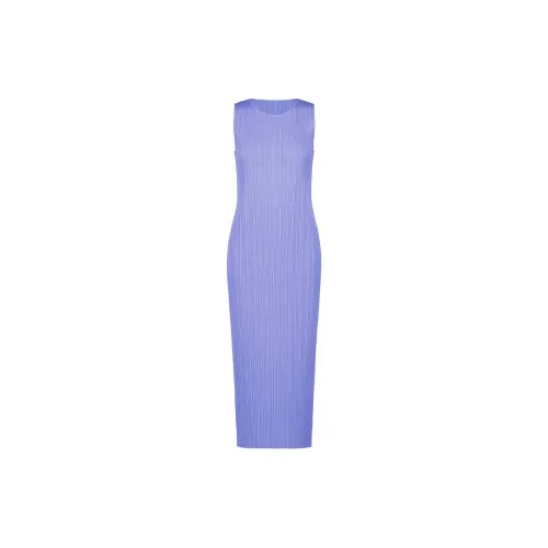 PLEATS PLEASE ISSEY MIYAKE Sleeveless Dresses Women's Purple