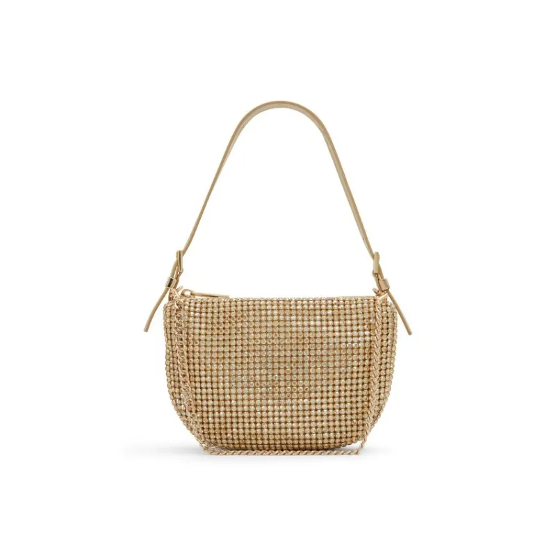 ALDO Polyester Shoulder Bag Regular Women's Gold-0