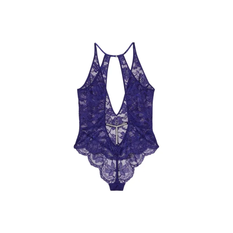 Victoria's Secret Bodysuits Women's Hidden Purple-0