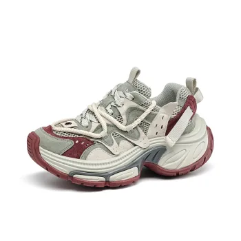 EBLAN Chunky Sneakers Women's Red