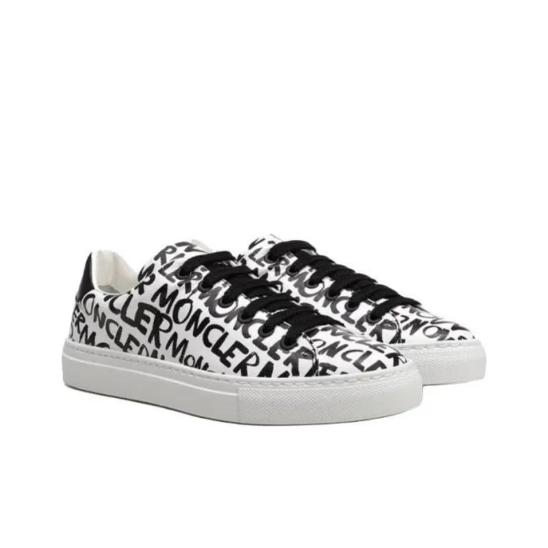 Moncler Leni Low Top Skateboard Shoes Women's Black-2