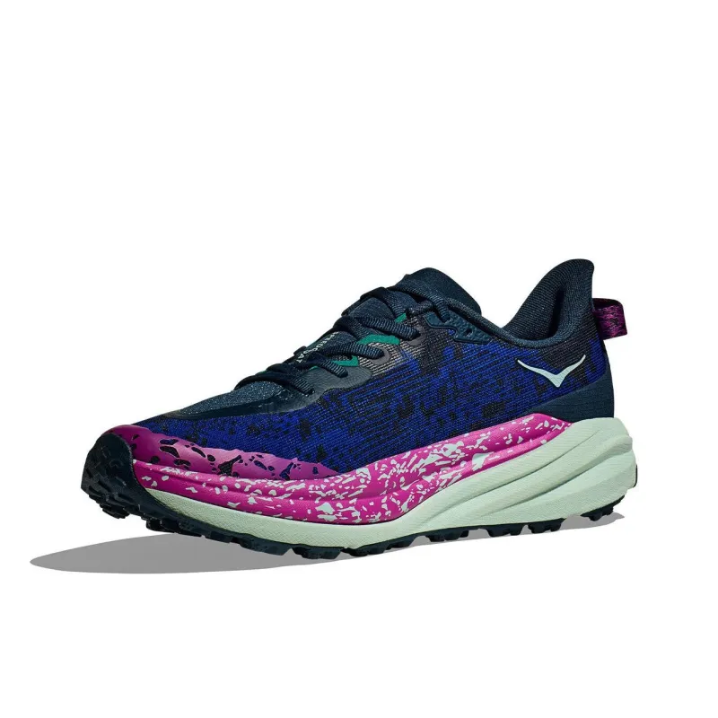 HOKA ONE ONE SPEEDGOAT 6 Anti-Slip Wear-Resistant Low-Top Running Shoes Men's Turquoise-1