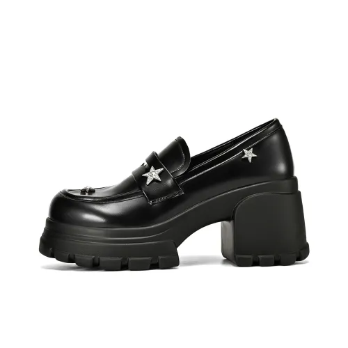 DAPHNE Loafers Women's Black/Beige