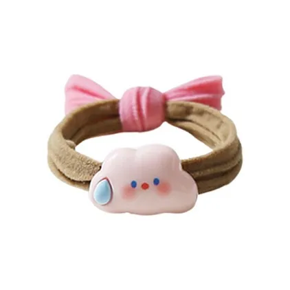 QUIET LOVE Resin Fabric Hair Tie Women's-3