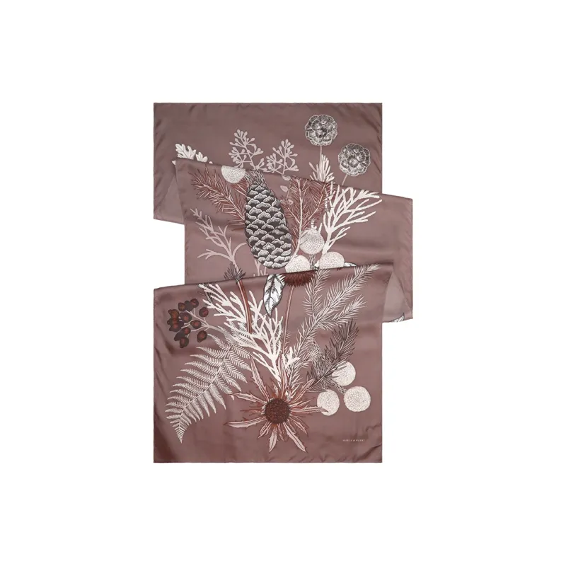 MARJAKURKI Silk Scarves Women's-1