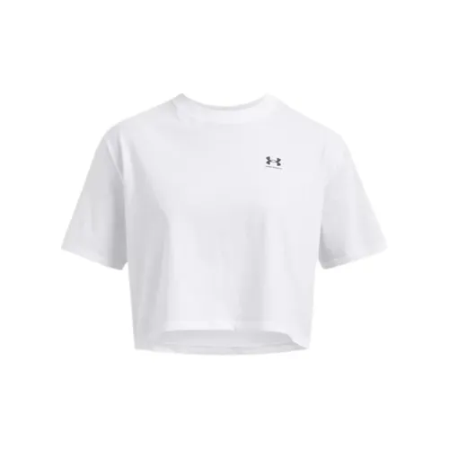 Under Armour Boxy T-Shirts Women's White