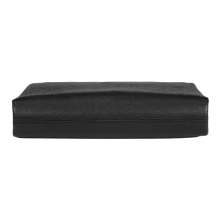 GOLDLION Top Grain Cow Leather Clutch Tubas Men's Black-4