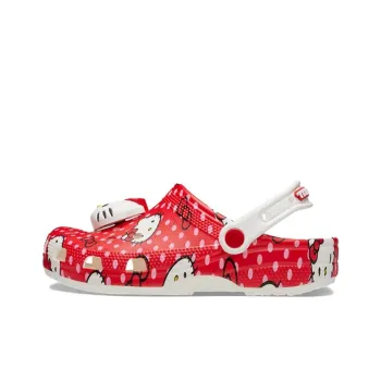 Crocs Classic Clog Hello Kitty Red Polka Dots Women's