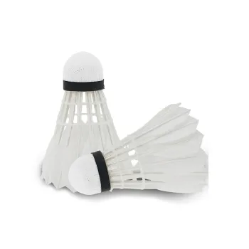 DHS 12 Pack Goose Feather Shuttlecocks