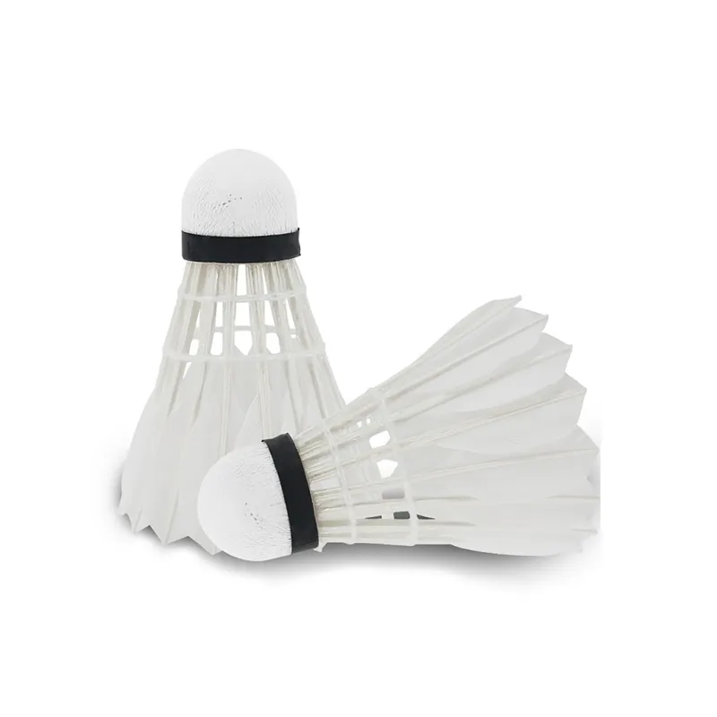 DHS 12 Pack Goose Feather Shuttlecocks-0