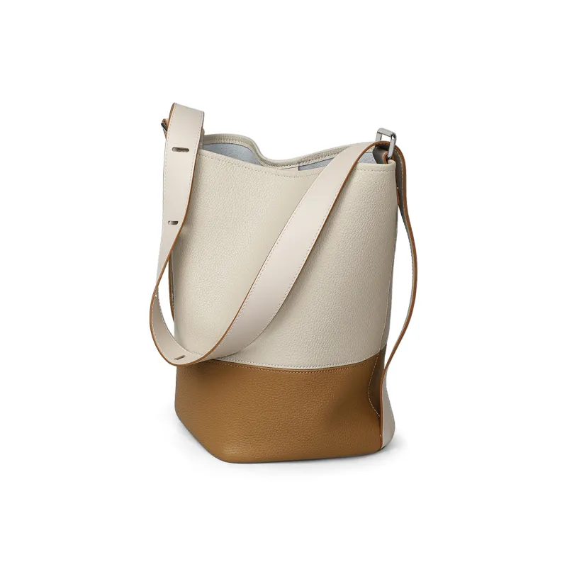 MILLIE'S Cow Leather Underarm Shoulder Bag Regular Women's Ecru-3