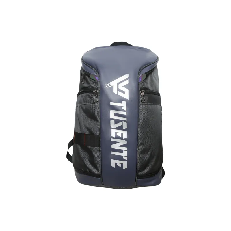 Tong Tong Rabbit Oxford Patchwork PU Backpack Regular Men's Black/Light Gray/Blue/Khaki-4