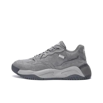 JEEP SPIRIT Cushioned Slip-Resistant Abrasion-Resistant Breathable Low-Top Running Shoes Men's Gray