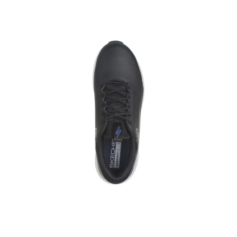 Skechers Go Golf Max 3 Anti-Slip Wear-Resistant Low-Top Golf Shoes Men's Black Gray Color-4
