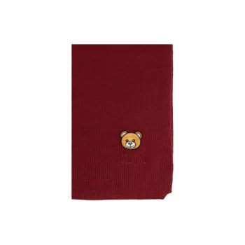 MOSCHINO Teddy Bear Embroidered Scarf