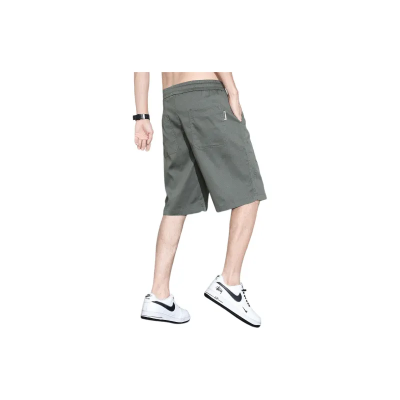 Tonlion Casual Shorts Men's Olive Green-3