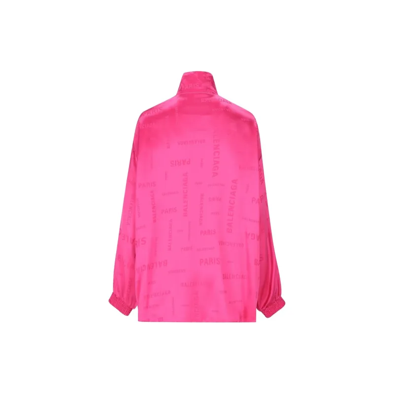 Balenciaga Allover Logo Zipped Sweatshirt-1