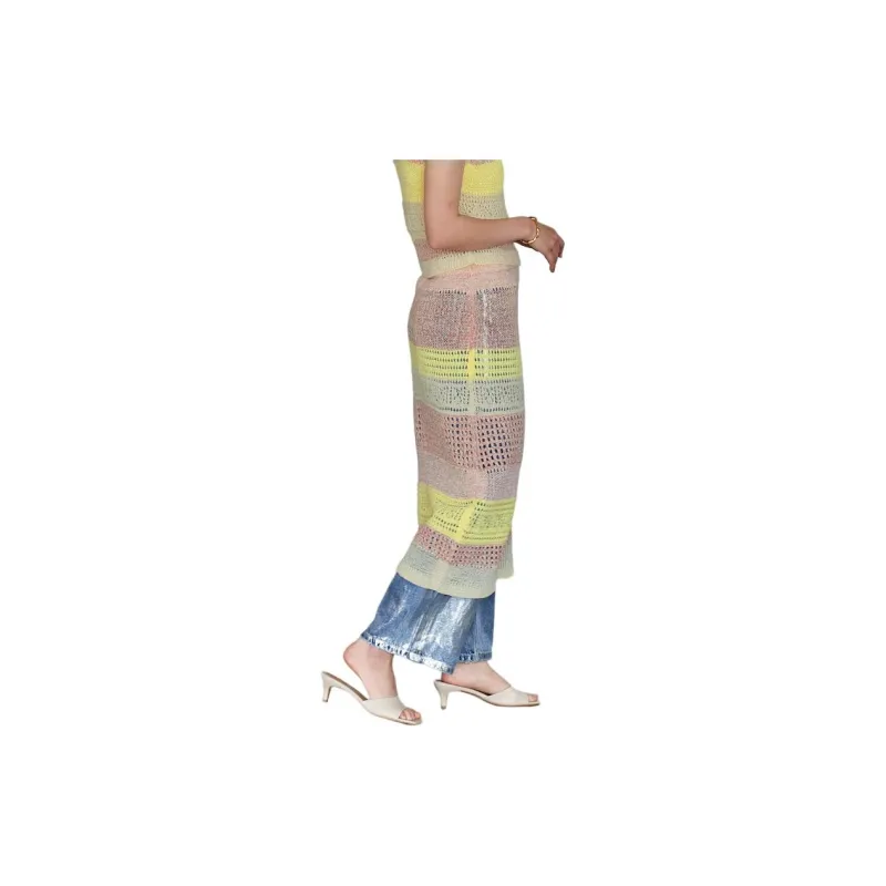 FREAK'S STORE Casual Long Skirt Women's Pink-2