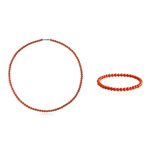Fuxin Southern Red Agate Necklaces Women's-5