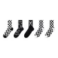 5 Pack (Square Heart+Black Sole Graffiti+Black Sole Cross+Checkerboard *2)