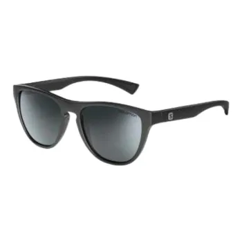 SALOMON Irregular Shape Sunglasses Unisex Black