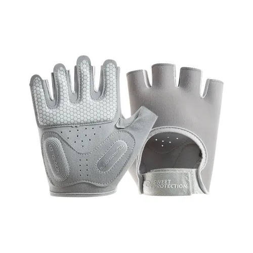 SMVP Yoga Exercise Fitness Gloves Protective Palm Slip-Resistant Microfiber Leather Breathable Fabric Adults