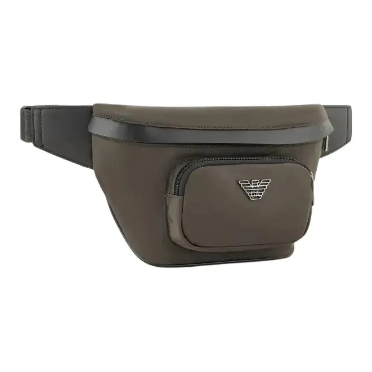 EMPORIO ARMANI Polyurethane Fanny Pack Men's Army Green-1