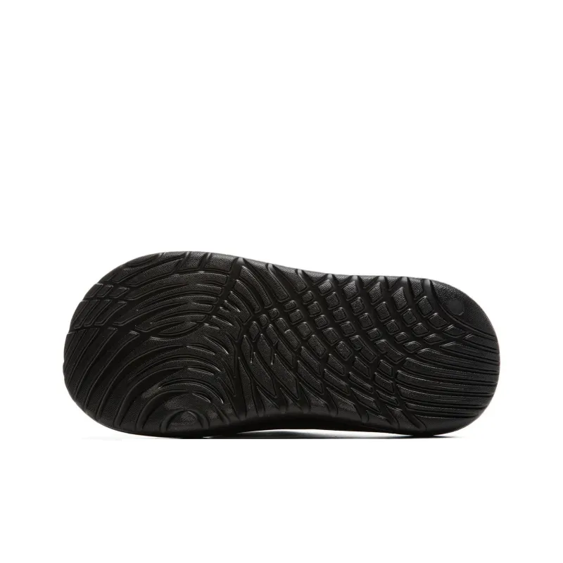 LiNing Abrasion Resistant Slip Resistant Flip Flops Unisex Black-5