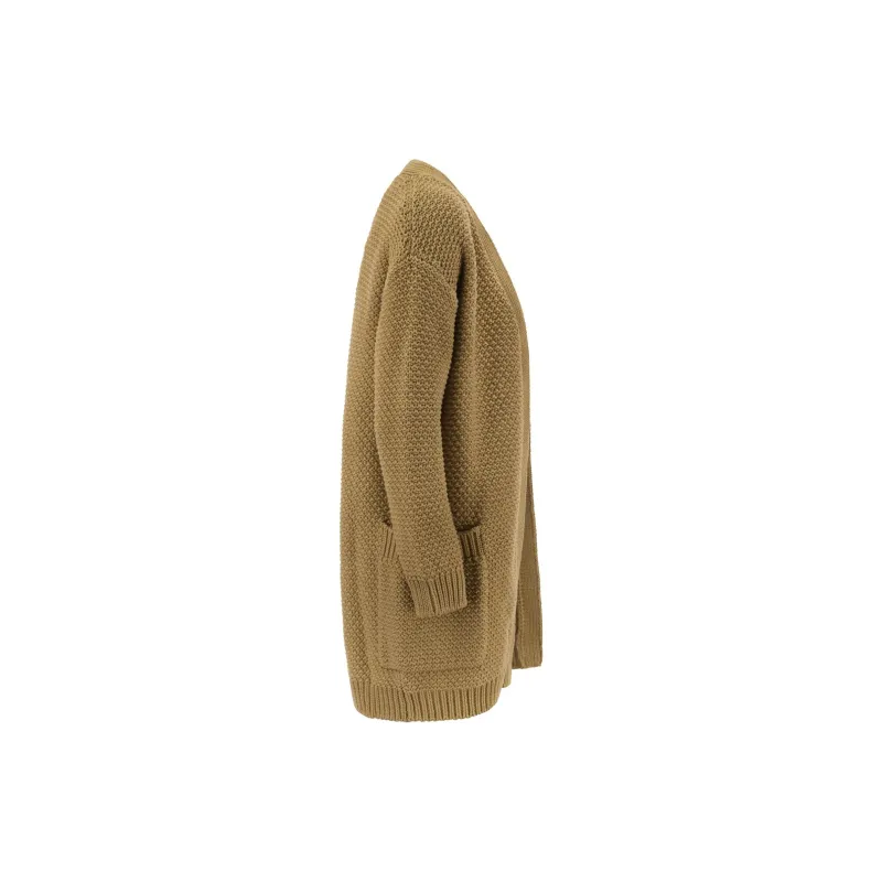 MaxMara Open-Front Knitted Cardigan-2