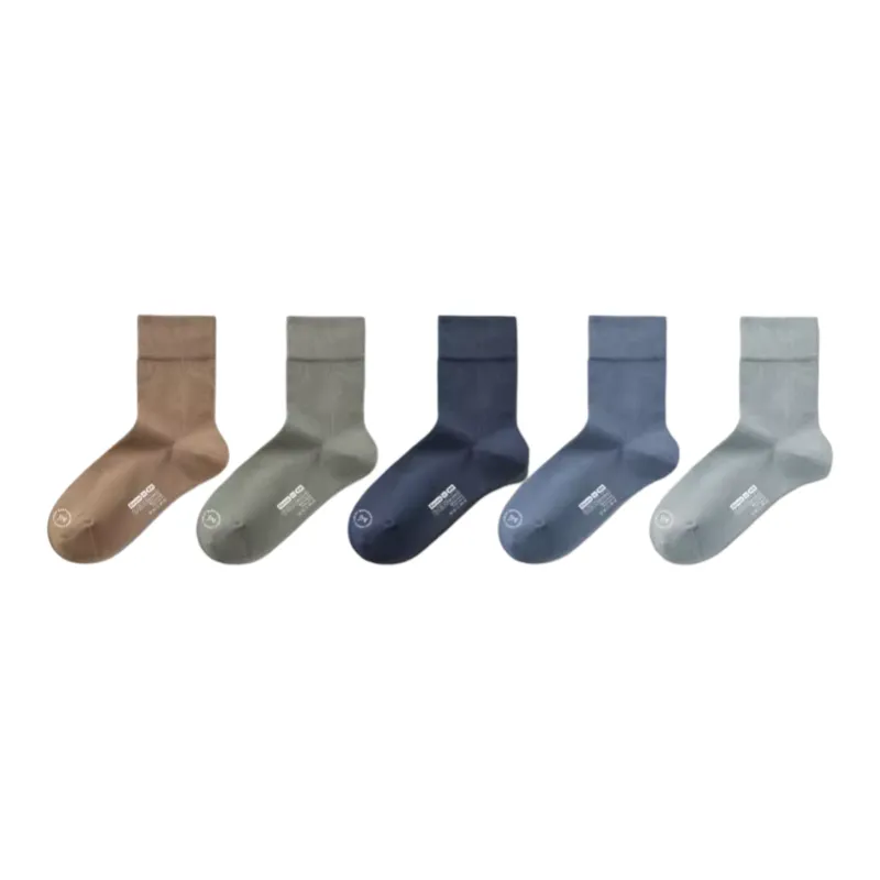 Bananain Mid Calf Socks Men's 5 Pack-5