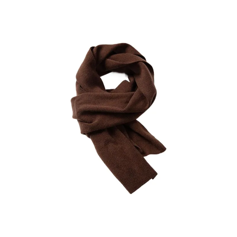 DZP Acrylic Knit Scarves Unisex Multicolor-5
