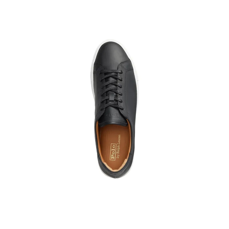 Polo Ralph Lauren Jermain Low-Top Skateboard Shoes Men's Black-3