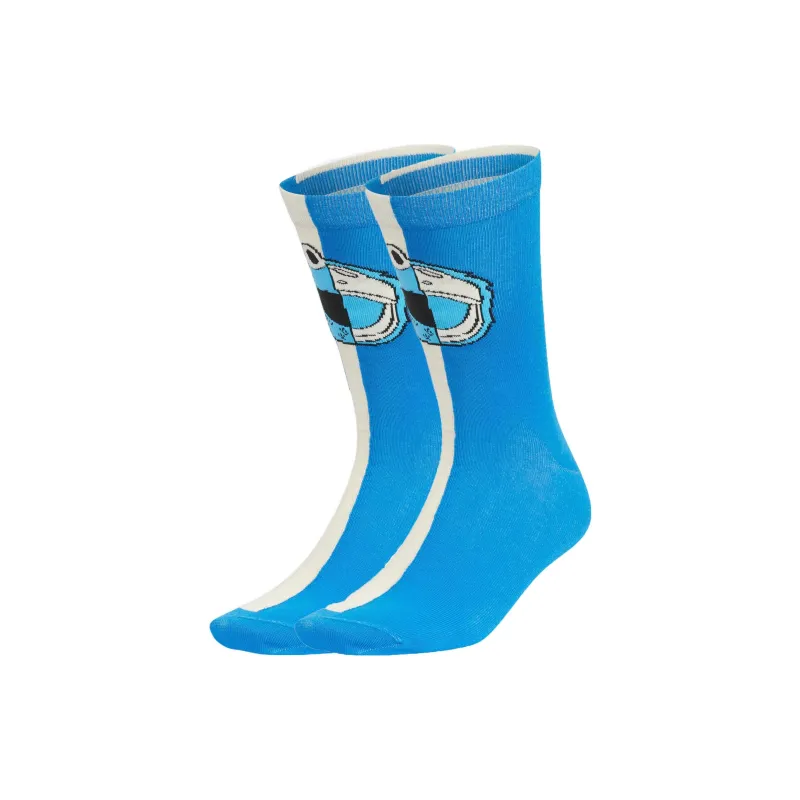 Adidas Neo x X X Jf Mid Calf Socks All Unisex Blue White-0