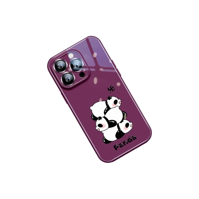 Sen Dog Glass Material Tide Brand Phone Cases Suitable For Apple 15Promax/Pro/Plus/14/13/12-8