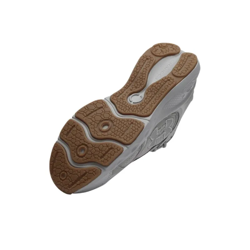 Under Armour Charged Anti Slip Wear Resistant Low Top Casual Shoes Women's Silver Gray-4