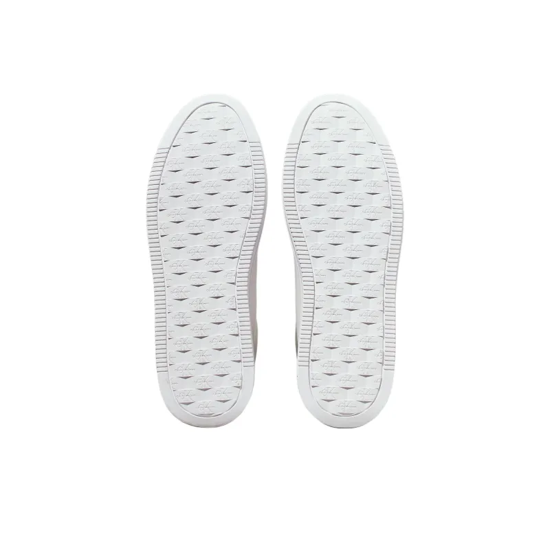 CKJ CALVIN KLEIN JEANS Low-Top Skateboard Shoes Women's White-5