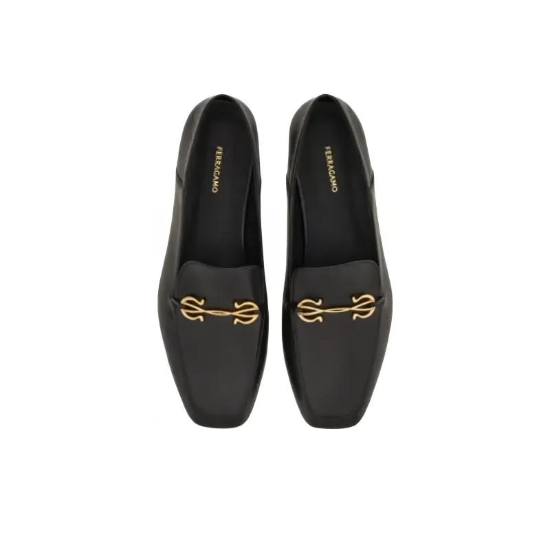 FERRAGAMO Loafers Women's Black-4