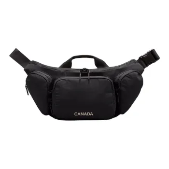 Lululemon Nylon Crossbody Bag Large Size Unisex Black