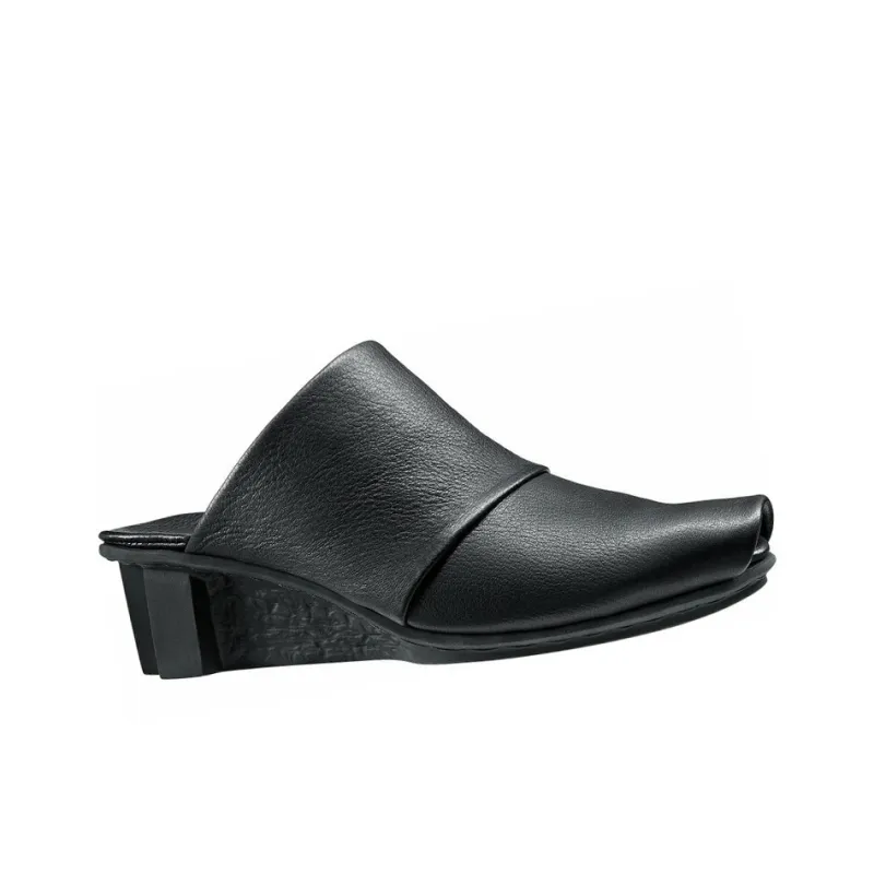 Trippen Wrap-toe Slippers Women's Black-2