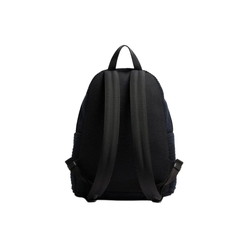 Moncler Wool Woven Backpack Unisex Black-1