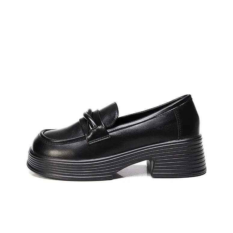 Bull Charm Loafers Women's Black-0