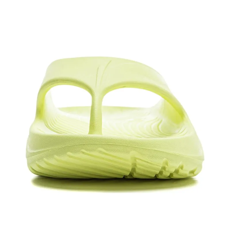 LiNing Slip Resistant Abrasion Resistant Flip Flops Unisex Yellow-3
