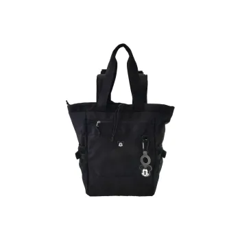 Disney Canvas Portable Double-Shoulder Canvas Bag Regular Unisex Black