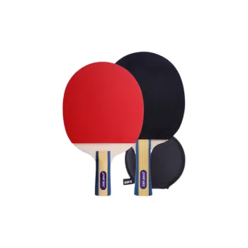DHS Ping Pong Paddles Unisex Pure Wood Red