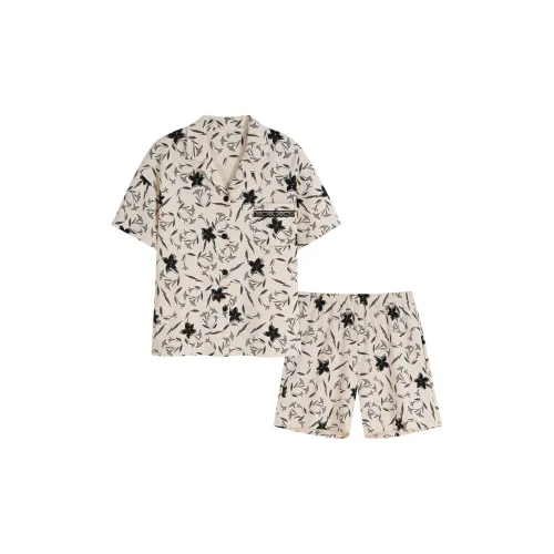 MIIOW Cool One Summer Series Pajama Set Women's Chinese Style Leaf