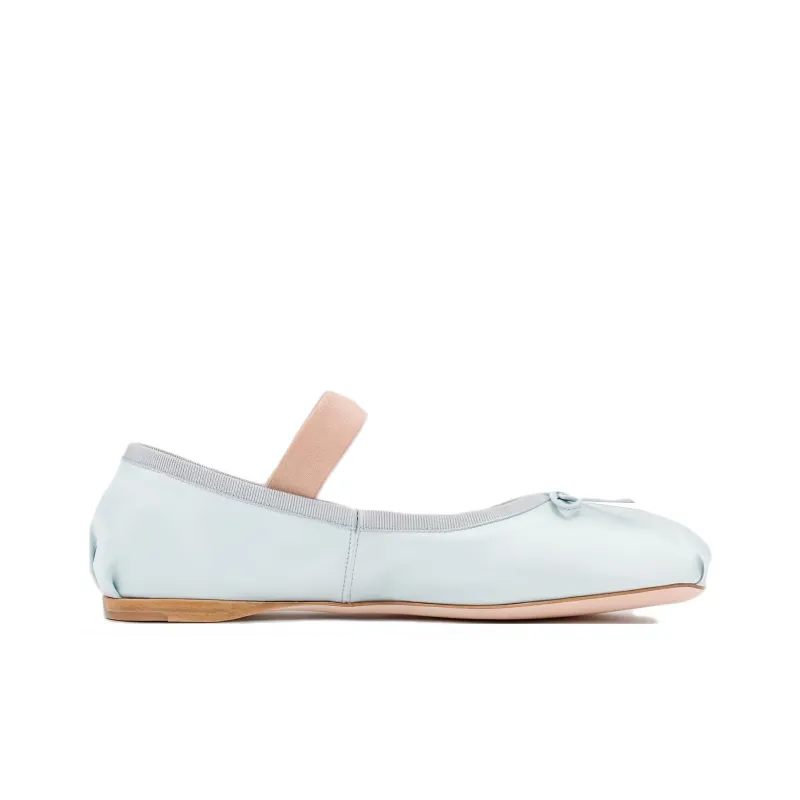 MIU MIU Mary Jane Shoes Women's Light Blue-1