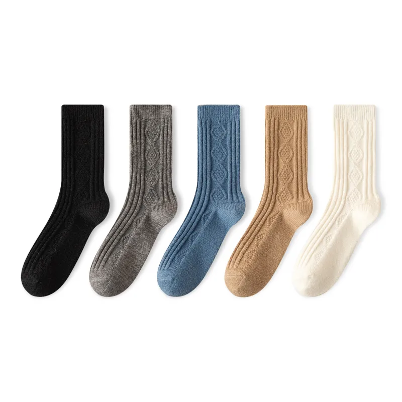 MIIOW Fruit Printing Series Mid Calf Socks Unisex Combo Set-21