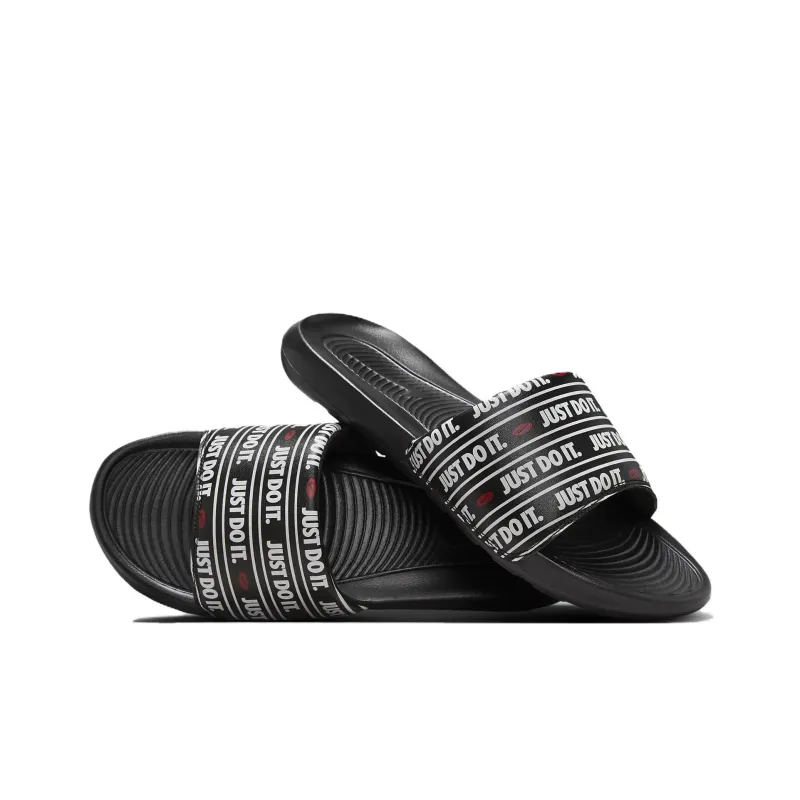 Nike Victory One Slip Resistant Abrasion Resistant Slide Slippers Men's Black-2