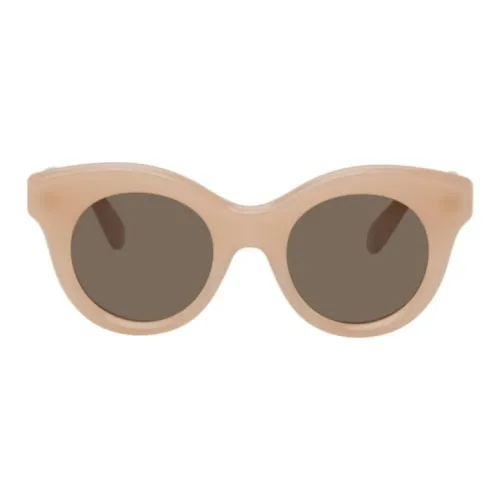 LOEWE Acetate Oval Sunglasses Women's Pink