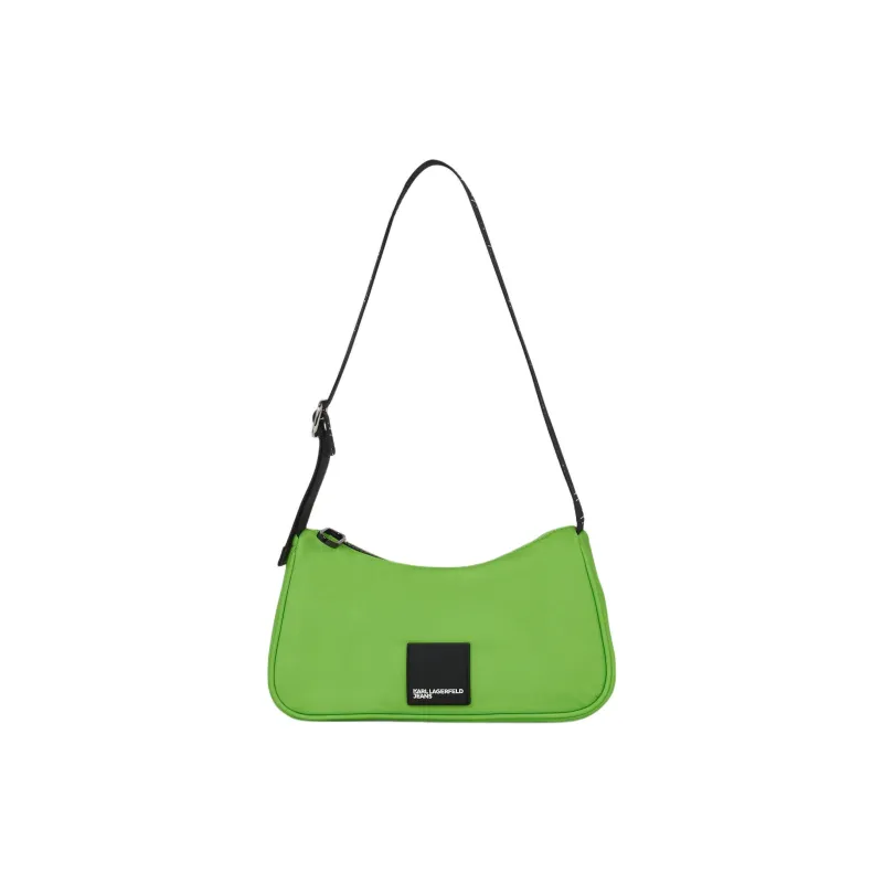 KARL LAGERFELD Nylon Handbag, Shoulder Bag Women's Green-0